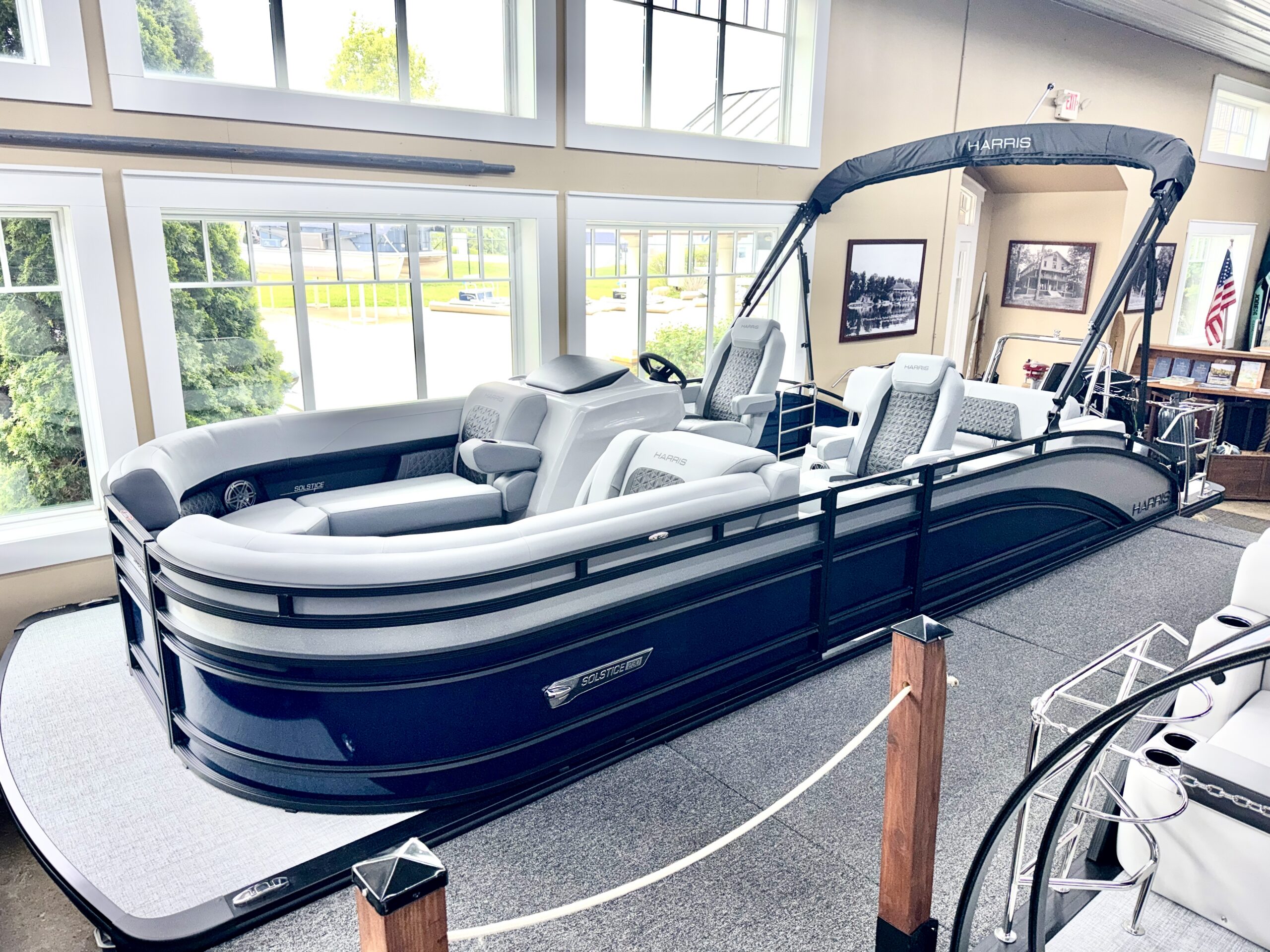 2026 Harris Solstice 230 SLDH Tri Toon Mercury 250hp
