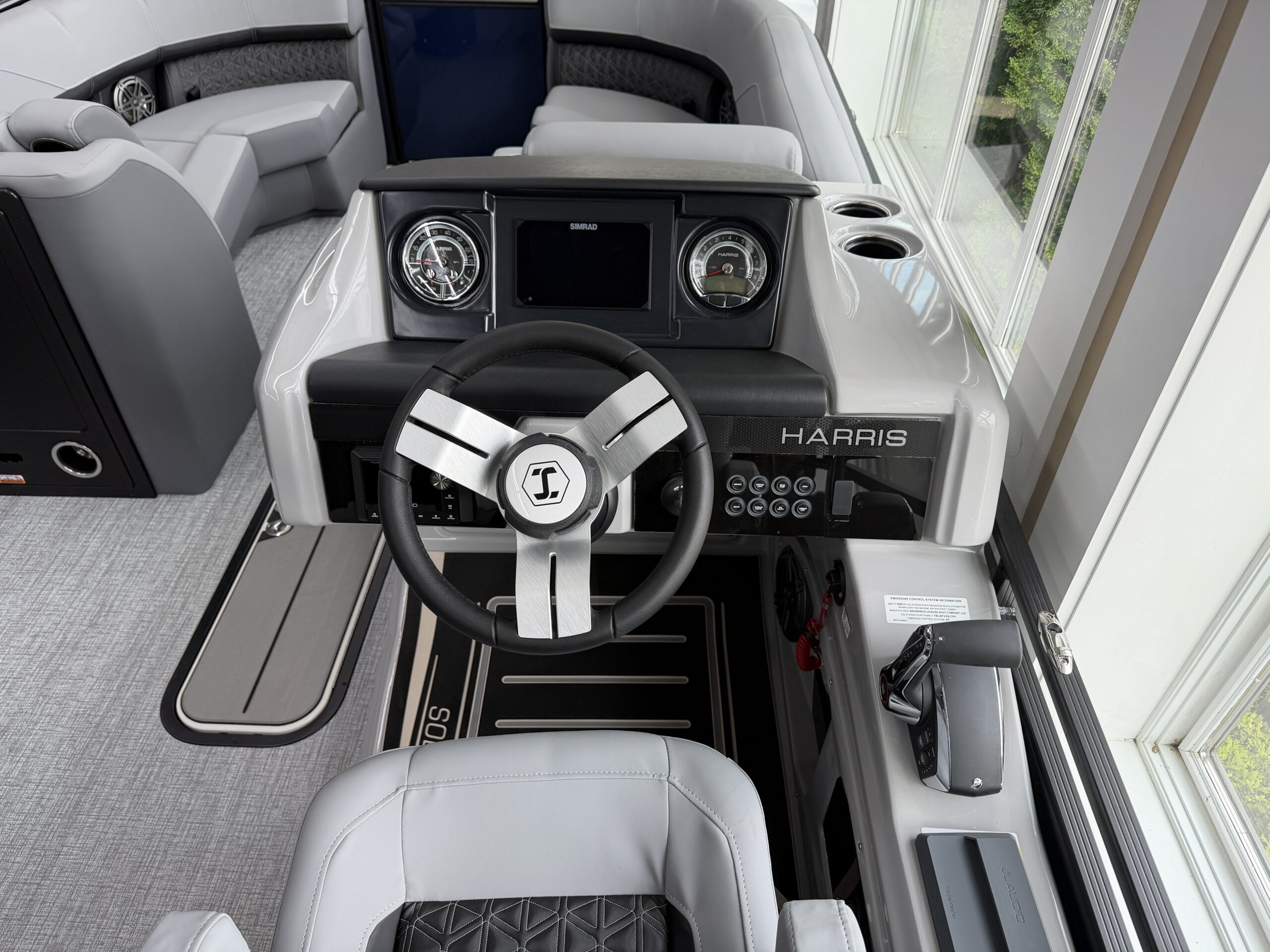 2026 Harris Solstice 230 SLDH Tri Toon Mercury 250hp