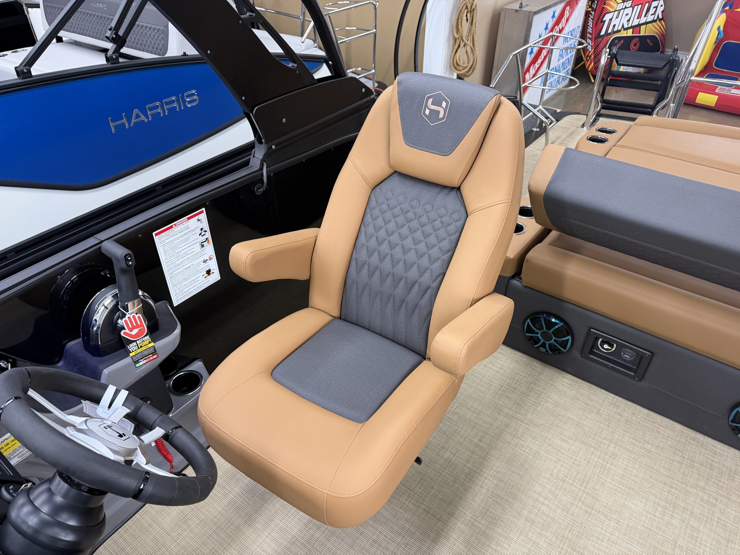 2026 Harris Sunliner 230 SLDH Tri Toon.  Mercury 200hp