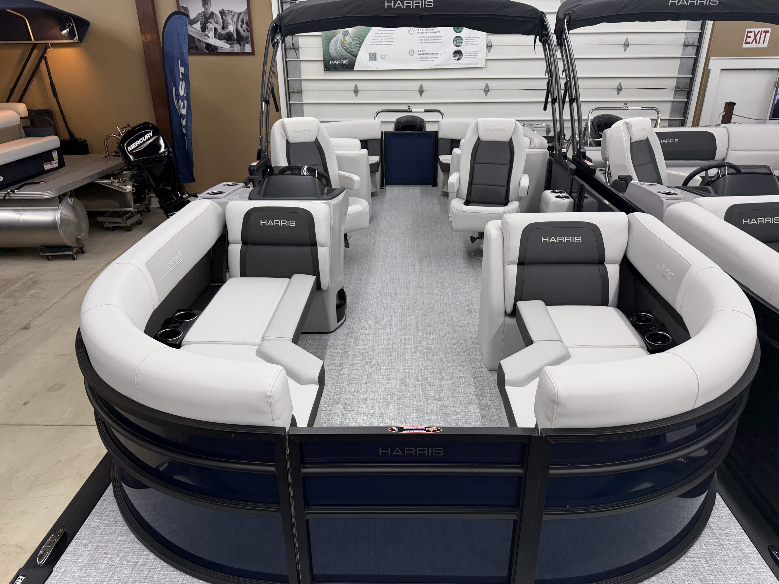 2026 Haris Cruiser 210 CWDH Mercury 90hp Command Thrust