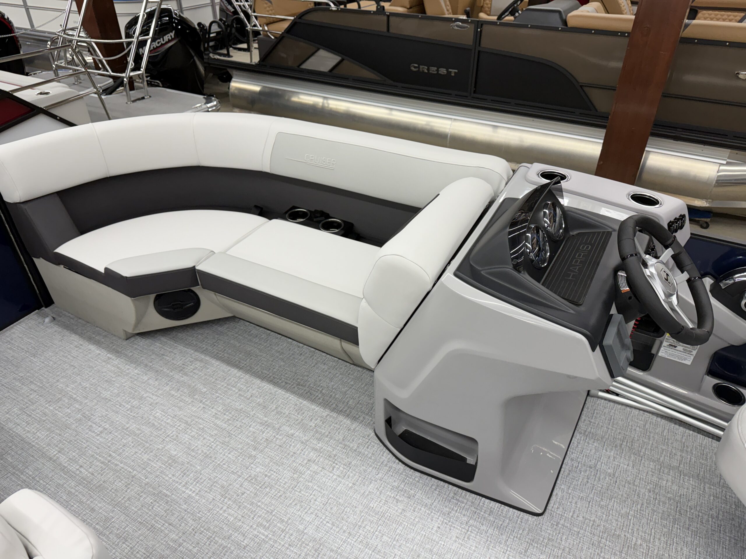 2026 Haris Cruiser 210 CWDH Mercury 90hp Command Thrust