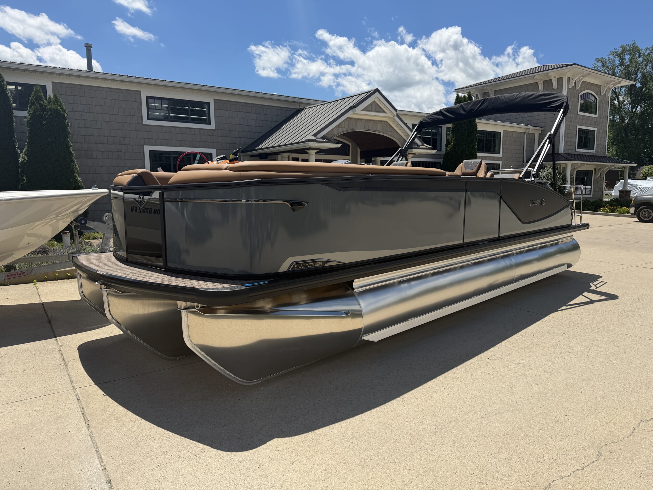 2026 Harris Sunliner 250 SLDH Tri Toon Mercury 250hp