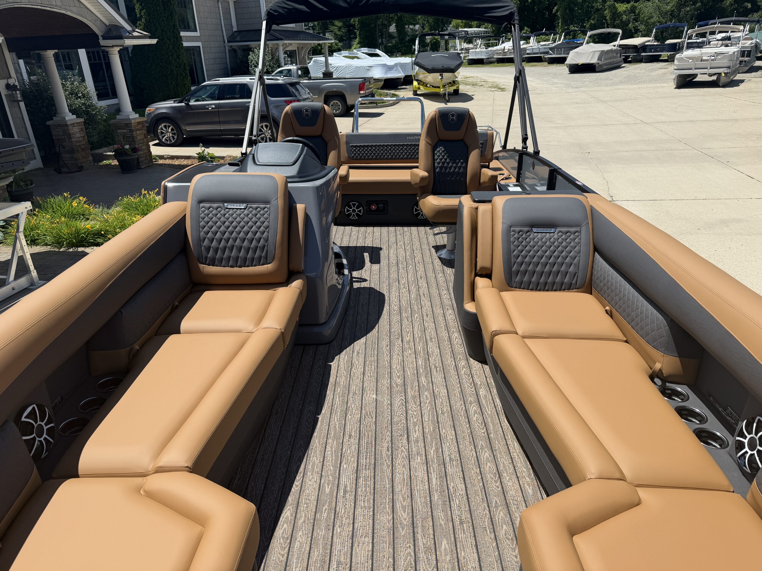 2026 Harris Sunliner 250 SLDH Tri Toon Mercury 250hp