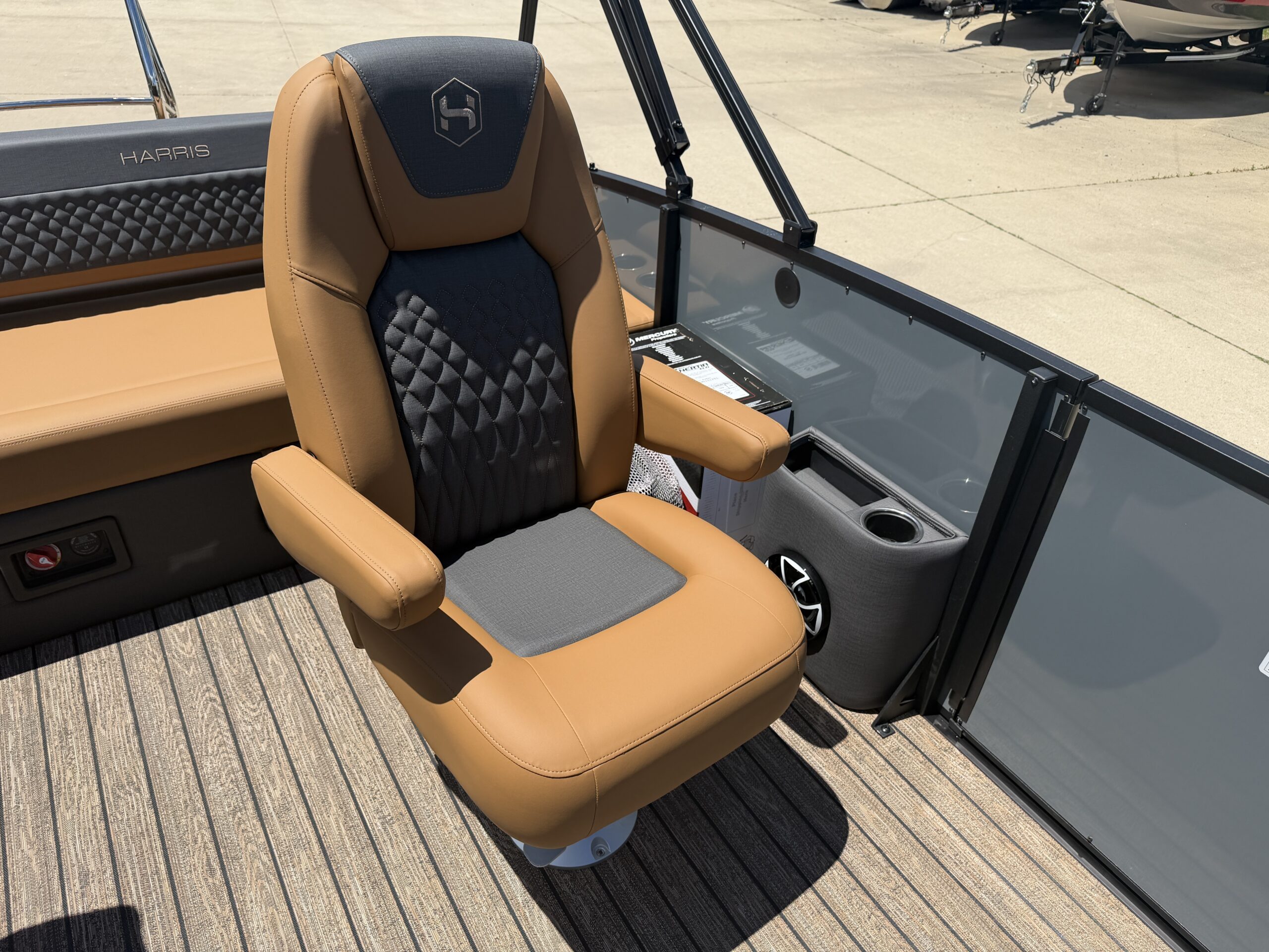2026 Harris Sunliner 250 SLDH Tri Toon Mercury 250hp
