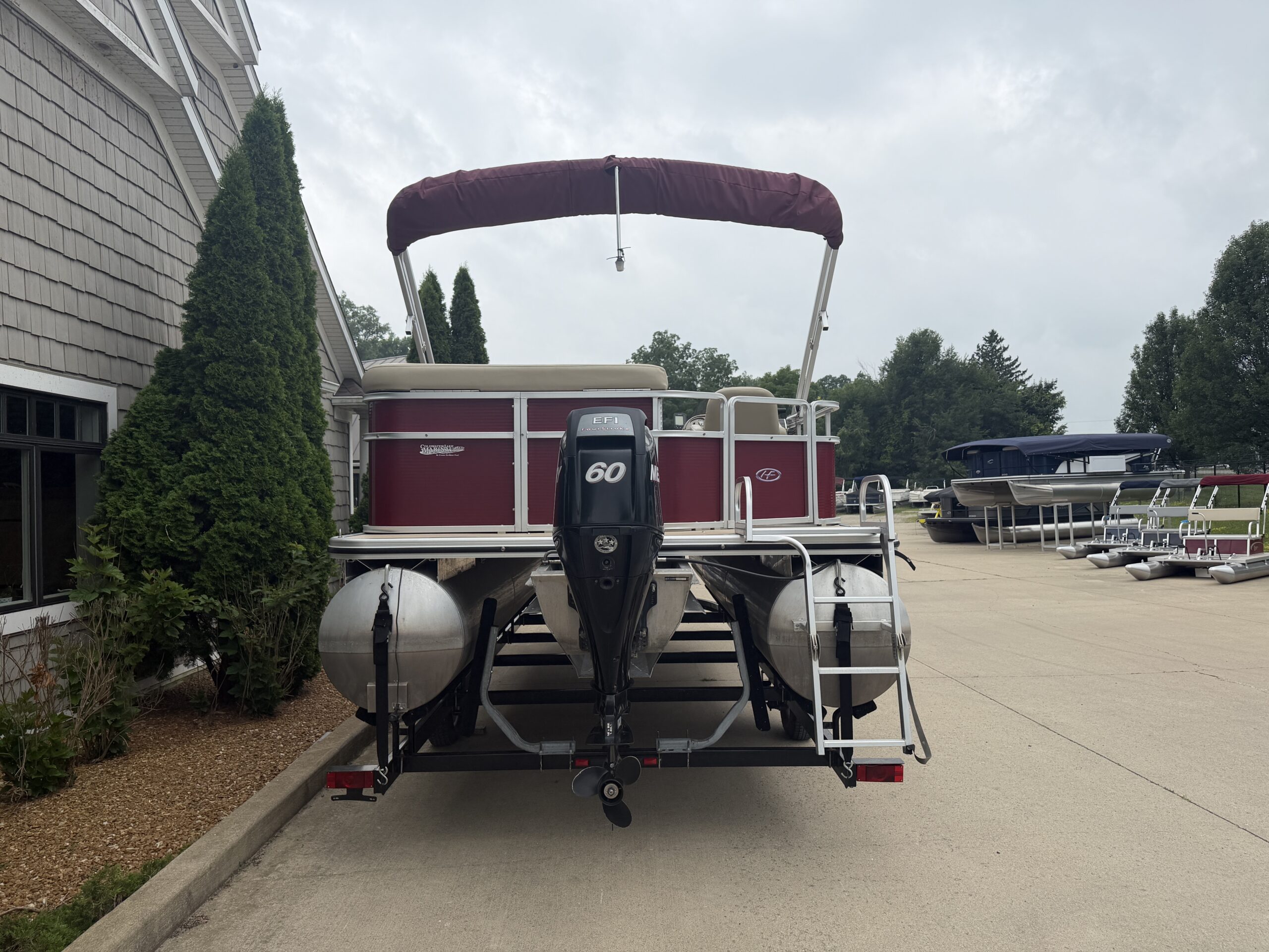 2011 Harris Cruiser 220 Mercury 60hp Single Axle trailer