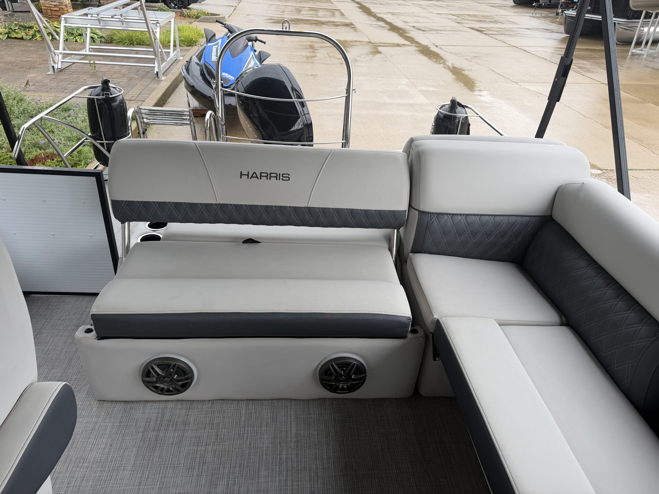 2023 Harris Sunliner 230 SL  Mercury 115hp CT  Easy Cover