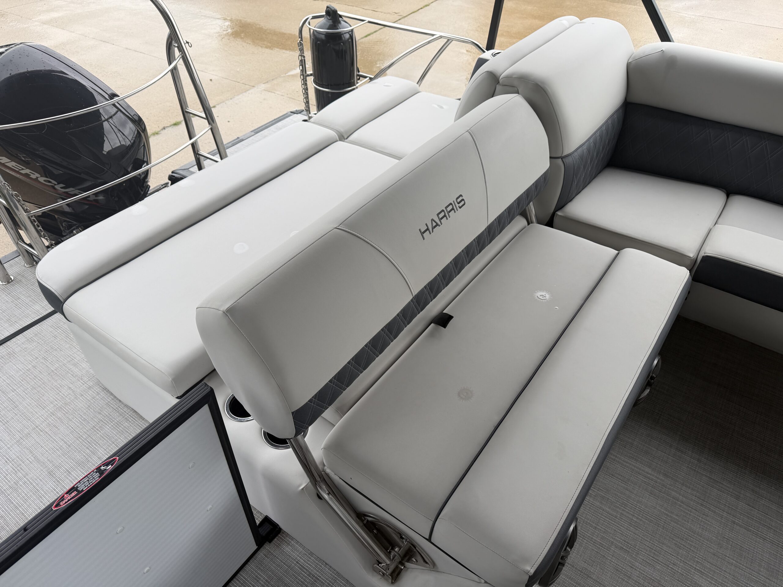 2023 Harris Sunliner 230 SL  Mercury 115hp CT  Easy Cover