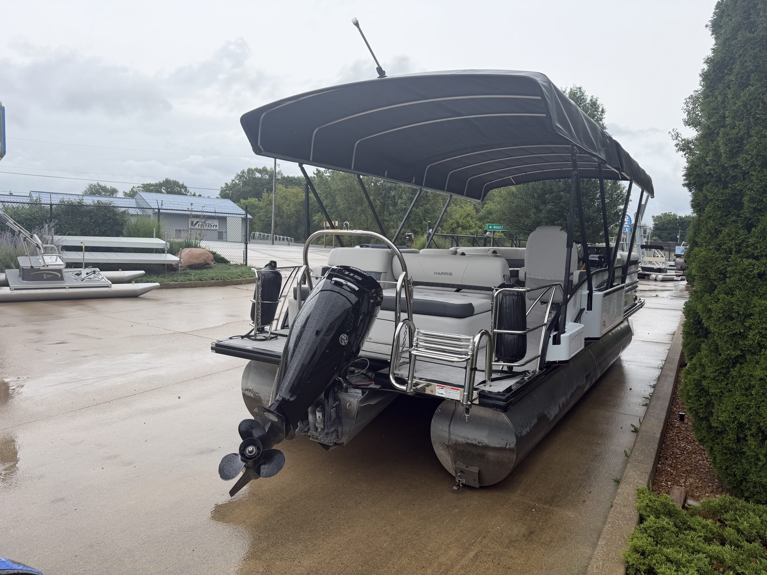 2023 Harris Sunliner 230 SL  Mercury 115hp CT  Easy Cover