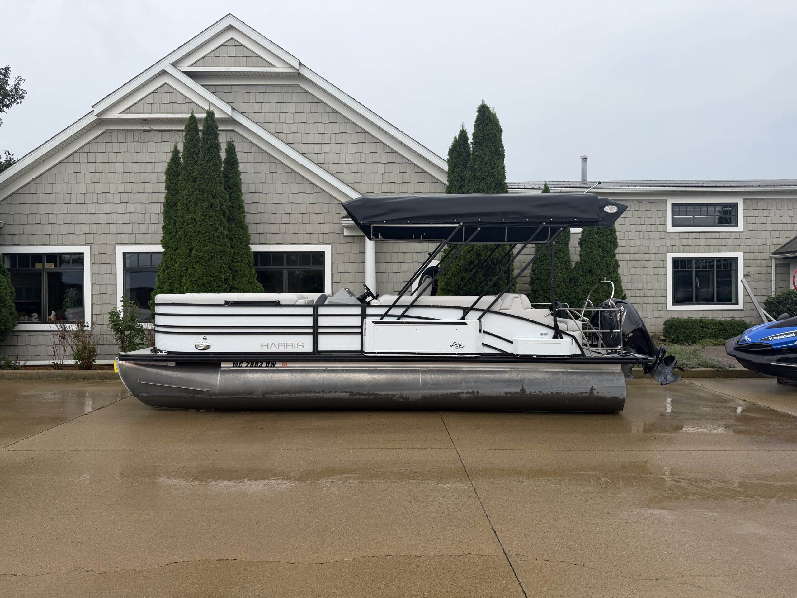 2023 Harris Sunliner 230 SL  Mercury 115hp CT  Easy Cover