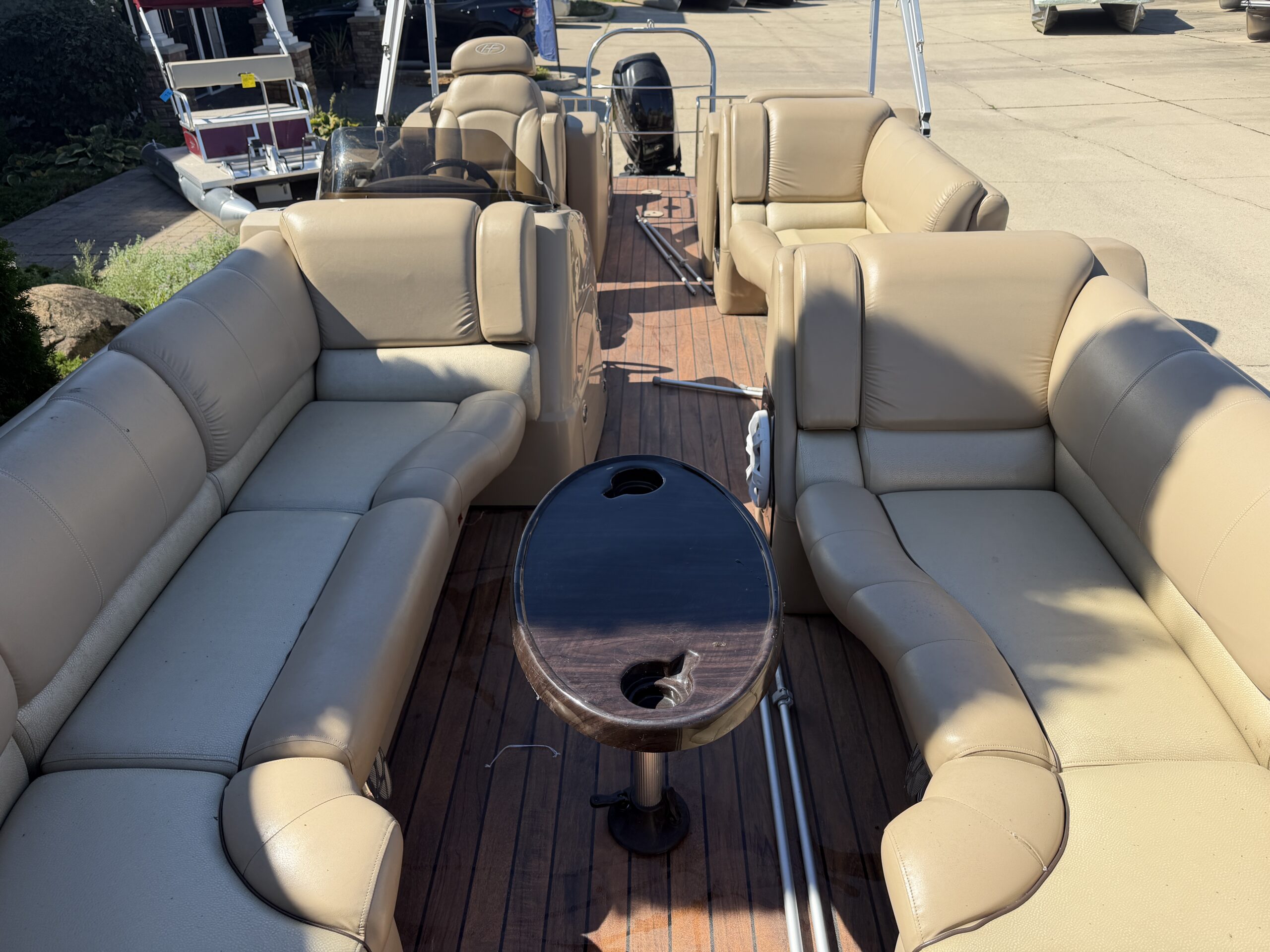 2014 Harris Grand Mariner 230 Mercury 115hp