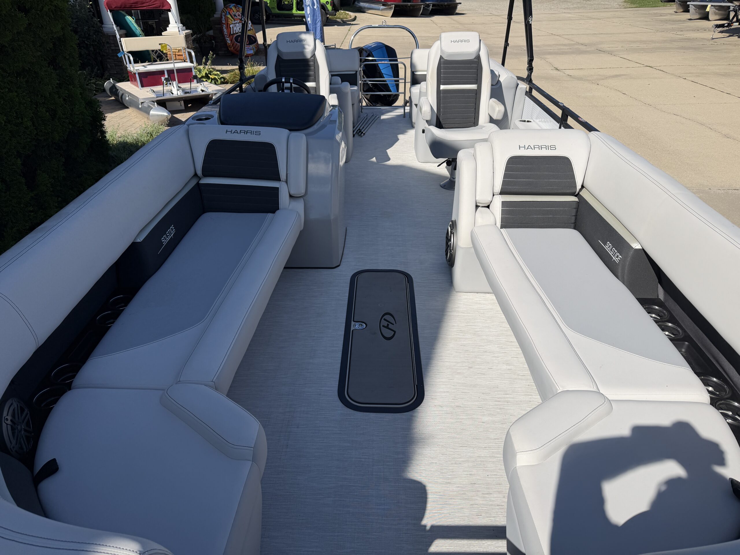 2023 Harris Solstice 250 CWDH Tri Toon  Mercury 250hp