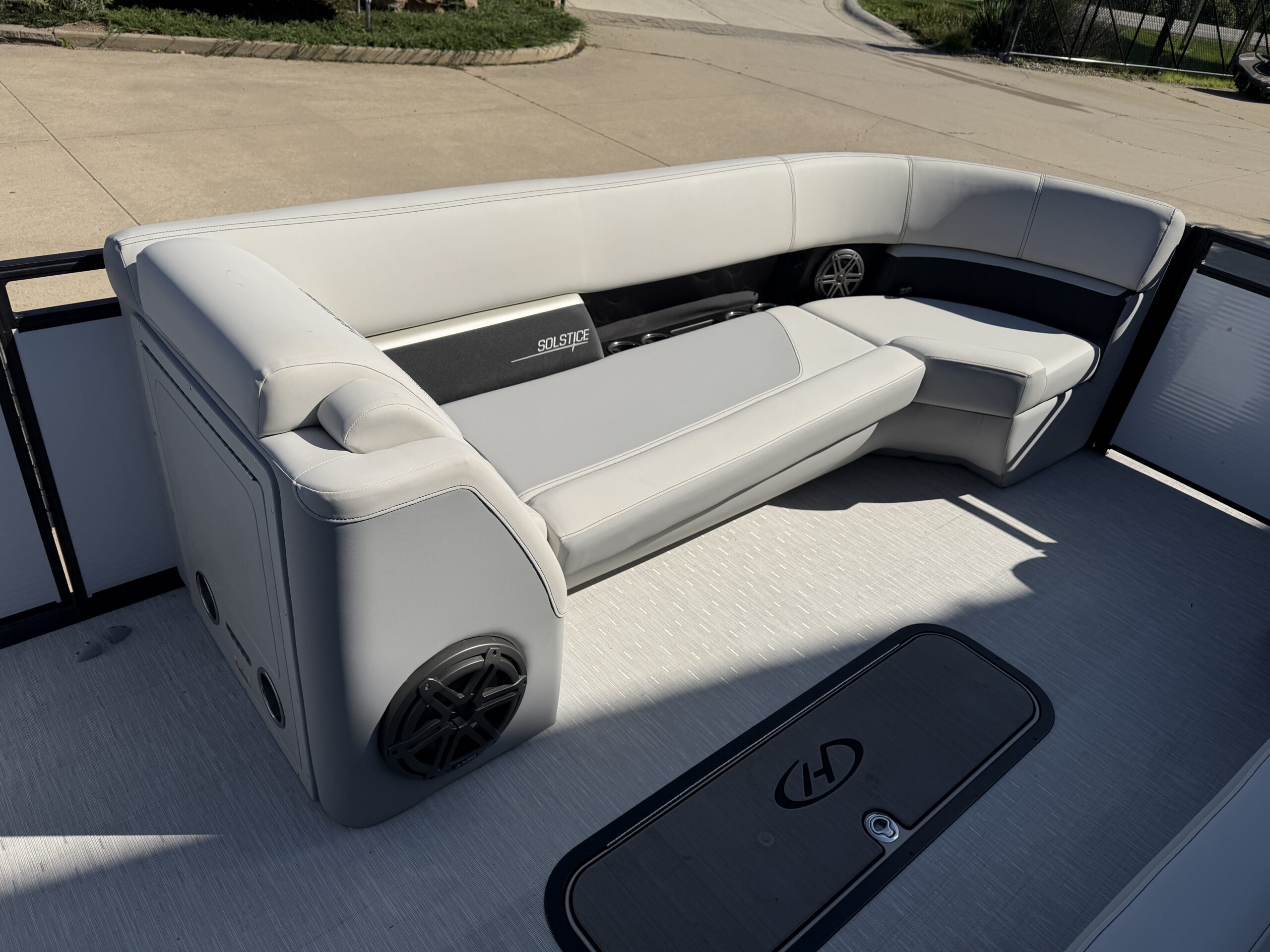 2023 Harris Solstice 250 CWDH Tri Toon  Mercury 250hp
